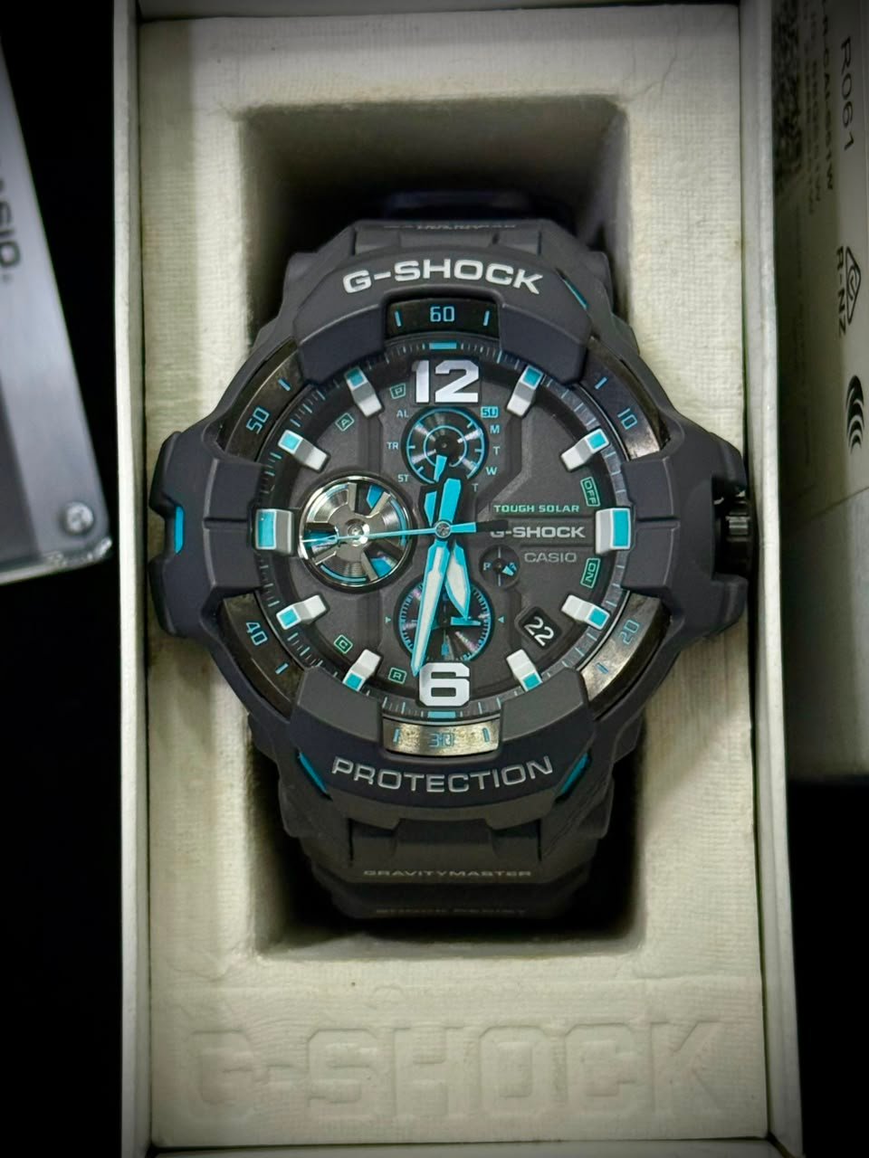 Casio G-Shock Gravitymaster GR-B300-8A2DR — Carbon Core, Solar Bluetooth