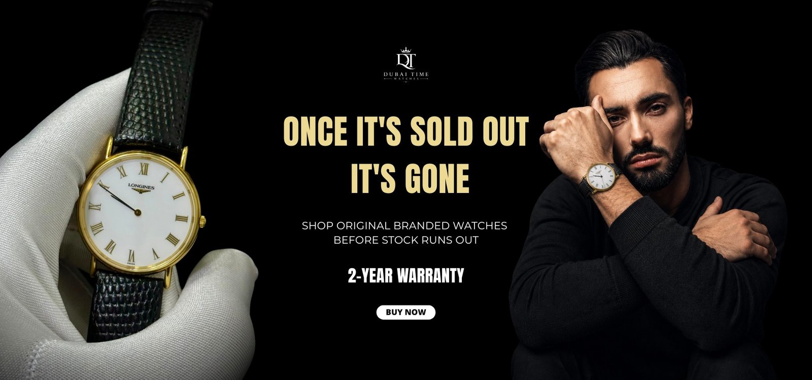 Once it's sold out it's gone — shop original branded watches before stock runs out