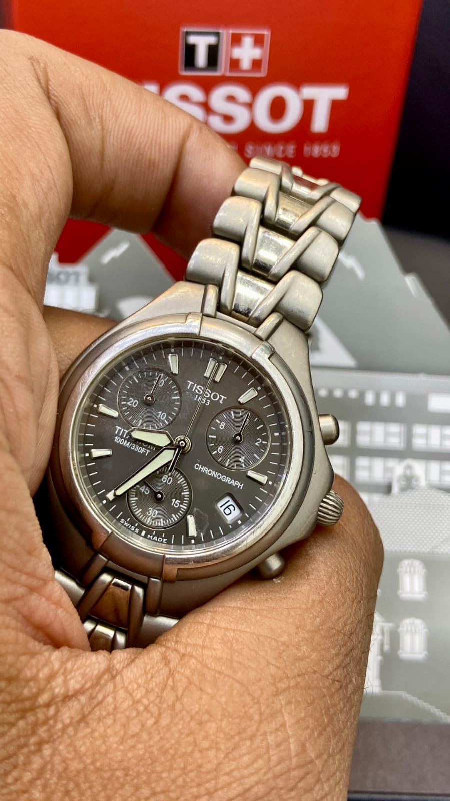 Tissot Titanium Chronograph — Anthracite