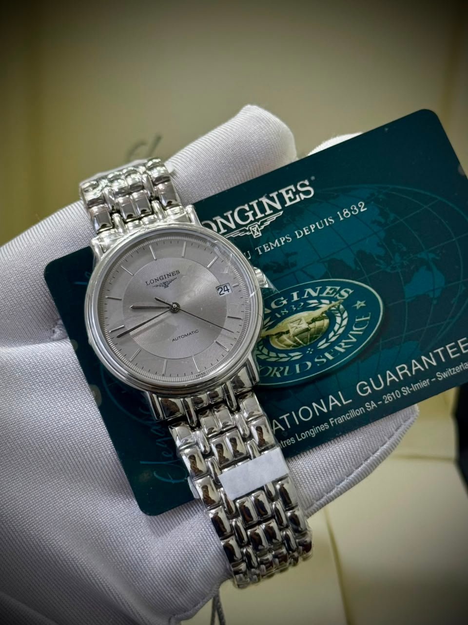 Longines Presence — Ladies Steel — other view