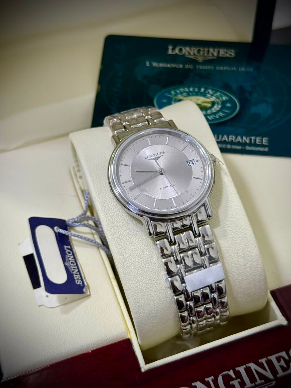 Longines Presence Automatic — Silver — other view