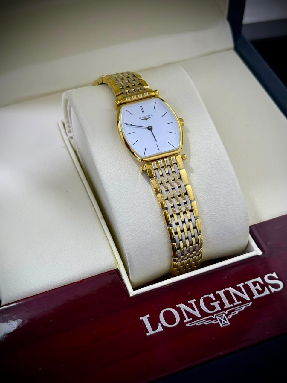 Longines La Grande Classique — Tonneau, Two-Tone