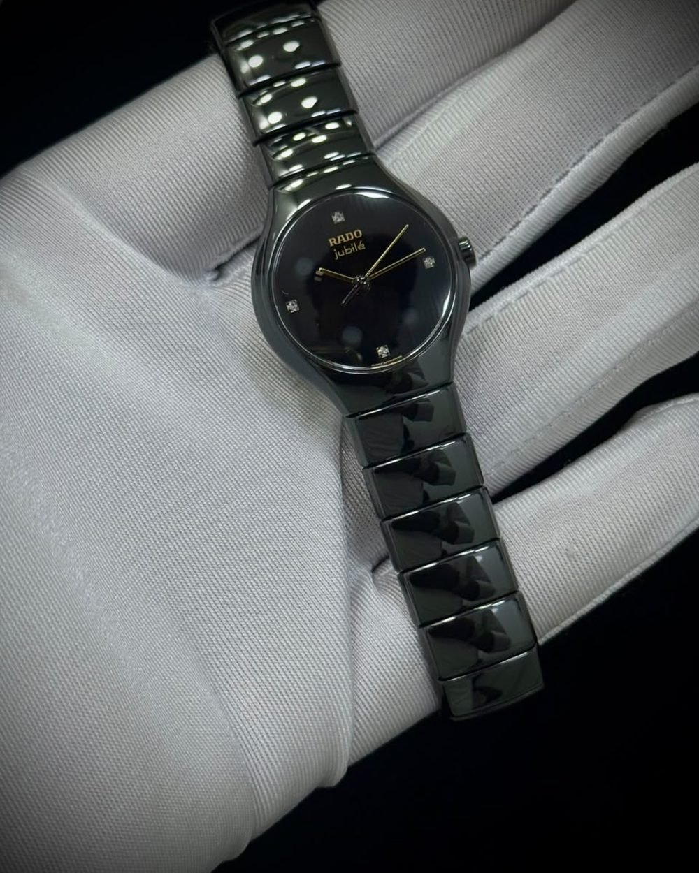 Rado Centrix Jubile — Black Ceramic, Diamond Dial — other view