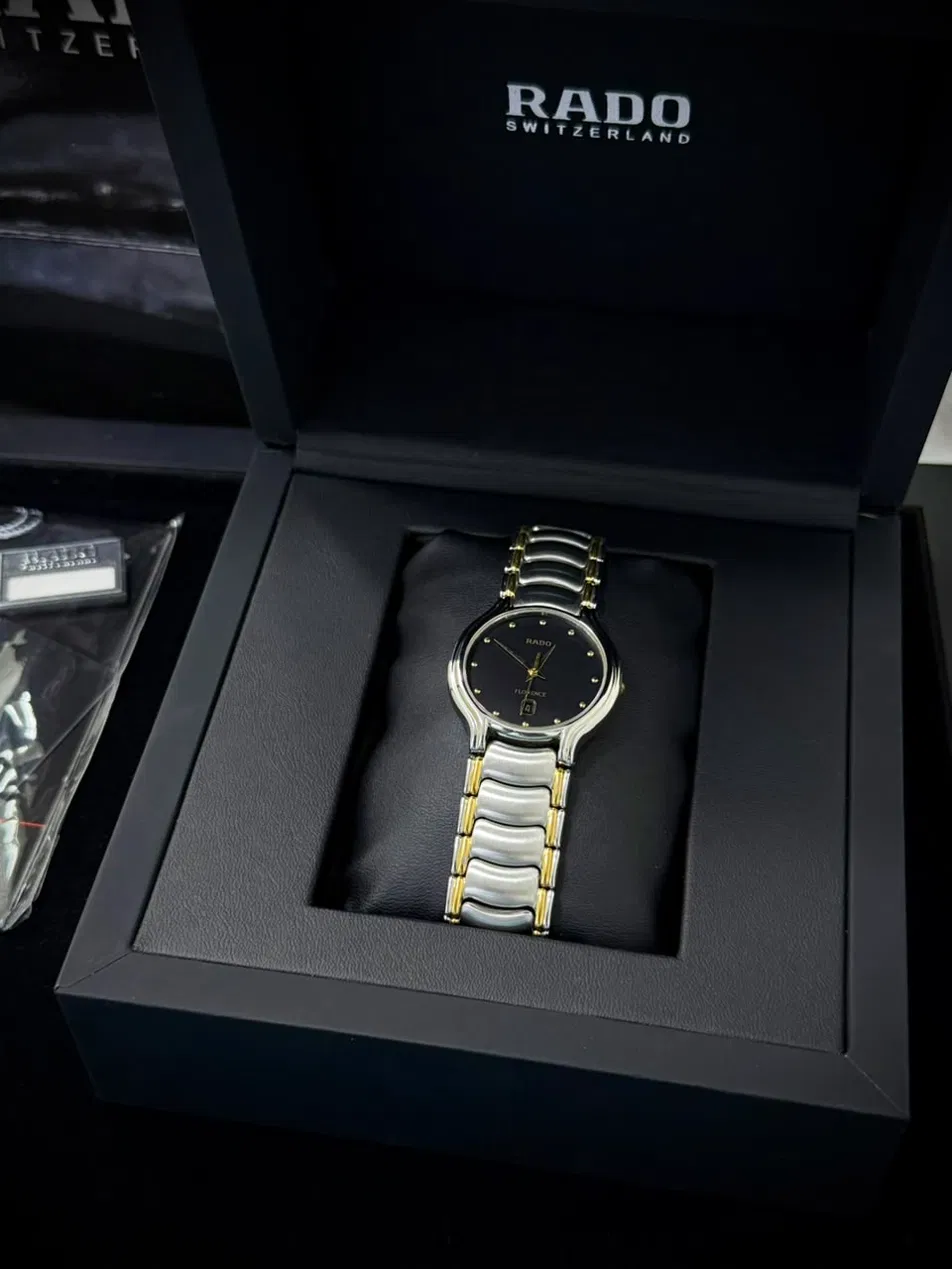 Rado Florence 129.3644.4 — Black Dial Two-Tone — other view