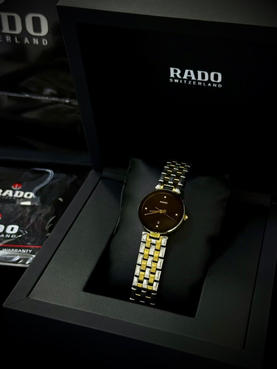 Rado Florence R48871713 — Black Diamond Dial, Ladies