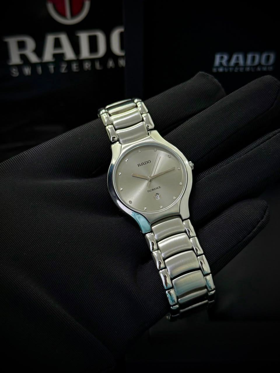 Rado Florence — Silver Dial, Full Steel — other view